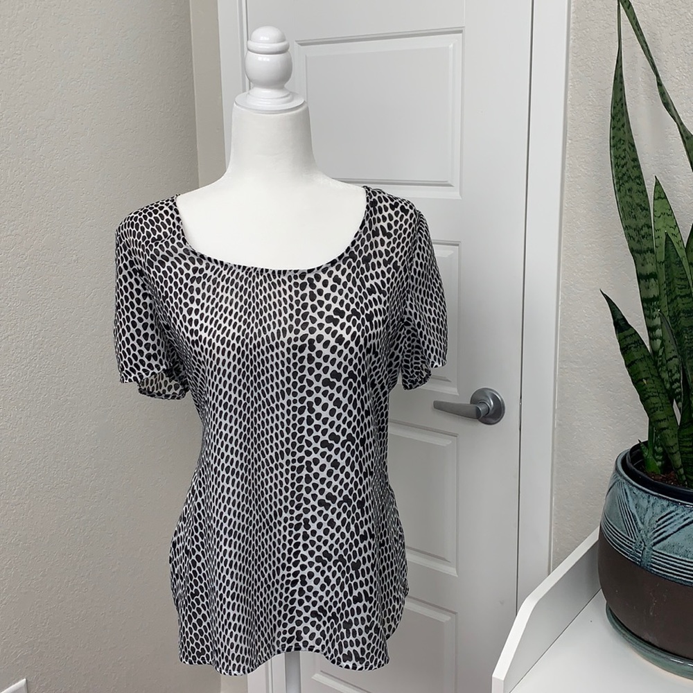 Banana Republic snake inspired blouse